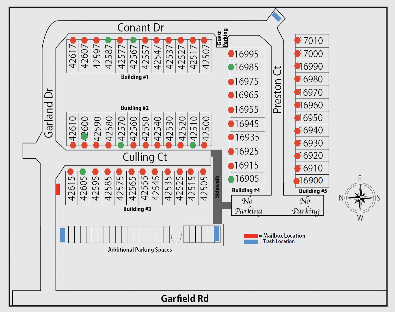 Garland Site Map